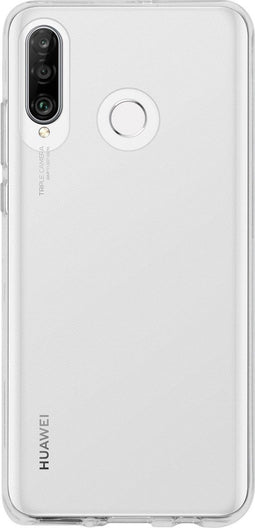 Huawei P30 Lite Hoesje Siliconen - Accezz Clear Backcover - Transparant