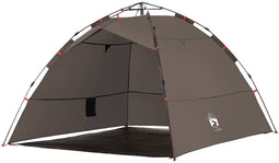 vidaXL - Tent - 4-persoons - snelontgrendeling - bruin