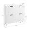SoBuy FSR100-W - Schoenenkast - 4 Kleppen - Wit