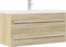 vidaXL - Wastafelkast - 100x38,5x48 - cm - spaanplaat - sonoma - eikenkleurig