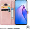 iMoshion Hoesje Geschikt voor Oppo Reno 8 Pro 5G Hoesje Met Pasjeshouder - iMoshion Mandala Bookcase - rosé goud