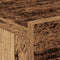 vidaXL - Nachtkastje - zwevend - 40x32x15 - cm - bewerkt - hout - oud - houtkleurig
