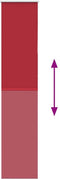 vidaXL - Rolgordijn - 45x210 - cm - stof - verduisterend - rood - Stofbreedte - 40,7cm