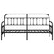 vidaXL - Ligbed - Frame - Zwart - 75x190 - cm - Staal