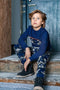 TYGO&vito Jongens Broek - Cargo Jogpants - Met zijzakken - Maat 146/152