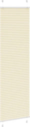 vidaXL - Plissé - rolgordijn - 65x200 - cm - stofbreedte - 64,4 - cm - polyester - crème