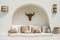 De Raffia Kussenhoes Vierkant - Naturel - 60x60