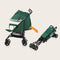 Lionelo Elia - Buggy - Lichte 7kg Duurzame Kinderwagen 5-Punts Gordel Verstelbare Rugleuning Muskietennet Groen