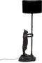 Bold Monkey No Girlfriend No Problem vloerlamp - Zwart