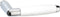 Impresso Durban - Deurkruk - Geschikt voor deuren 38-45 mm - Chroom/Wit (2 stuks)