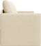 vidaXL - Ligbed - Sofa - 2-in-1 - Crème - 124x71x78 - cm - Stof