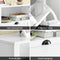 SoBuy FSR87-K-W - Schoenenkast - 2 Kleppen - Wit