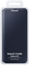 Samsung Galaxy A70 - Flip Wallet - Zacht leer-look met opbergvak - Zwart