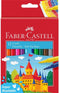 Kleurstift faber-castell 12st assorti | Set a 12 stuk | 10 stuks