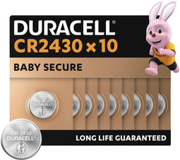 Duracell CR2430 - Lithium-knoopcelbatterijen - 10 jaar bewaargarantie - (10 stuks)