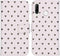 iMoshion Hoesje Geschikt voor Huawei P30 Lite Hoesje Met Pasjeshouder - iMoshion Design Softcase Bookcase - Wit / Zwart / Hearts Allover White