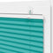 vidaXL - Plissé - rolgordijn - 85x150 - cm - stofbreedte - 84,4 - cm - petrol - groen