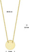 Marie Celeste - Ketting rondje 1,0 mm 40 - 42 cm - 14k Geelgoud