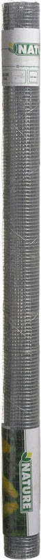 Nature - Verzinkt staal gaas - 0,5 x 5m - Grijs - 13 x 13mm mazen