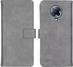 iMoshion Hoesje Geschikt voor Xiaomi Poco F2 Pro Hoesje Met Pasjeshouder - iMoshion Luxe Bookcase - Grijs