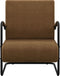 vidaXL Fauteuil stof bruin