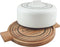 Salt&Pepper Fromage - Kaasplank met stolp - Hout en porselein - Ø 33 cm