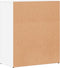 vidaXL - Dressoir - 60x31x70 - cm - bewerkt - hout - wit
