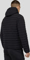 Castore Midweight Hooded Puffer - Pufferjack - Gewatteerd - Zwart - Maat S