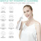 Draagbare Waterflosser WF400 Grijs, Elektrische Monddouche met 3 standen en 4 opzetstukken