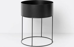 FERM LIVING - Plant Box - Round - zwart