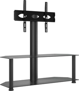 vidaXL - Tv-standaard - hoek - 2-laags - voor - 32-70 - inch - zwart