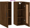 vidaXL - Wandkast - 34,5x34x90 - cm - bewerkt - hout - bruin - eikenkleur