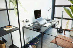 Lifa Living Bureau Paris - Industrieel Bureau - Met Onderblad - Zwart - 114 x 60 x 76 cm