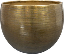 Ter Steege Bloempot Aluminium Goud D 33 cm H 25 cm