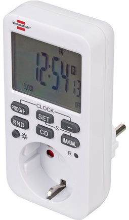 Brennenstuhl Comfort-Line - Digitale weektijdschakelaar - 10 programma's en aftelfunctie - Wit