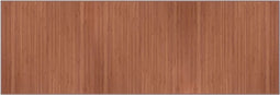 vidaXL - Vloerkleed - rechthoekig - 100x300 - cm - bamboe - bruin