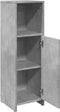 vidaXL - Badkamerkast - 30x30x95 - cm - spaanplaat - betongrijs