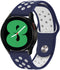 imoshion Siliconen sport bandje - Universeel 20 mm aansluiting - Blauw / Wit