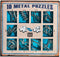 Eureka Metal Puzzle set - 10 Metal puzzles set - Blue (only available in display 52473355)
