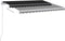 vidaXL - Luifel - automatisch - met - LED - en - windsensor - 350x250 - cm - antraciet