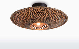 GOOD&MOJO Plafonniere Bali - Bamboe - Ø44cm - Scandinavisch,Bohemian
