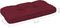 vidaXL - Bankkussen - 80x40x12 - cm - stof - wijnrood