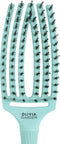 Olivia Garden Fingerbrush Combo Mint - Anti-klit borstel - Geïoniseerd nylon