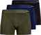 JACK&JONES JACBASIC BAMBOO TRUNKS - Boxershorts - 3-pack - Forest Night (3 stuks)