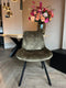 Meubel31 Riva Eetkamerstoelen - Duopack - Luxe Velvet & Metaal Frame - Groen
