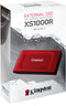 Kingston XS1000 - Externe SSD - 1TB - 1.050MB/s - Rood