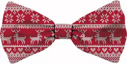 Plenty Gifts Vlinderstrik Hert Rood 16X8CM