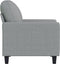 Fauteuil 60 cm stof lichtgrijs
