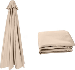 Feel Furniture - Kantelbare parasol vervangingsdoek - Creme