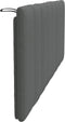 vidaXL - Hoofdbordkussen - 140 - cm - stof - donkergrijs